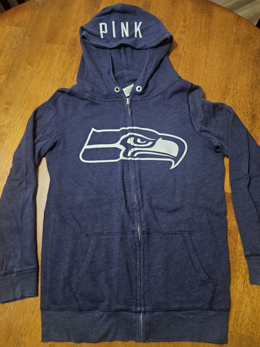 Victoria's Secret PINK Navy Zip Hoodie